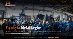 Desktop Screenshot of fonderiametalleghe.it